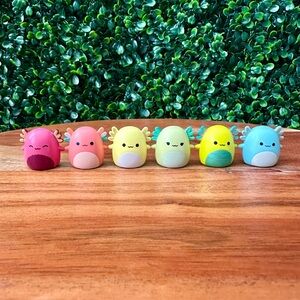 Squish-a-longs by Squishmallows Axolotl Bundle